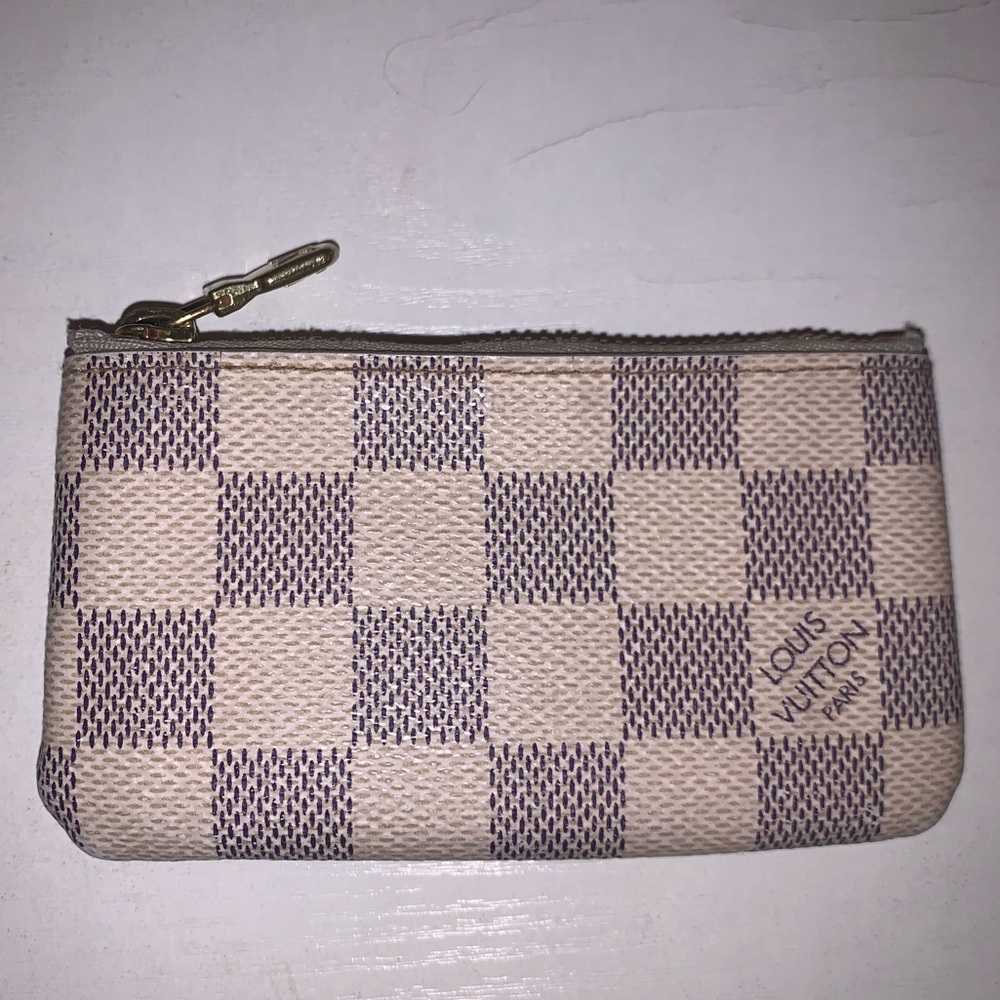 NWT Louis Vuitton Damier Azur Key Pouch